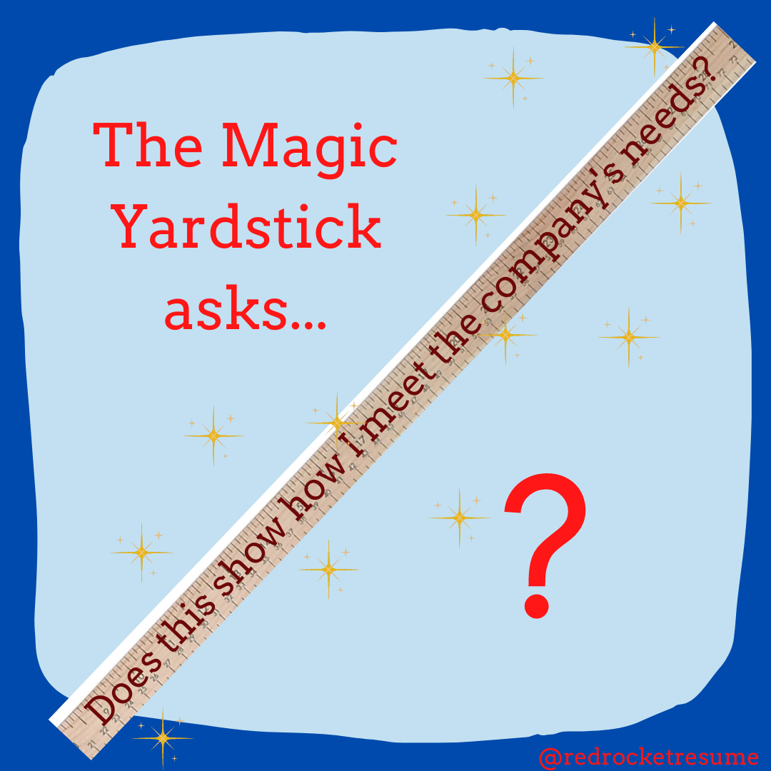magic Yardstick tips by RedRocketResume