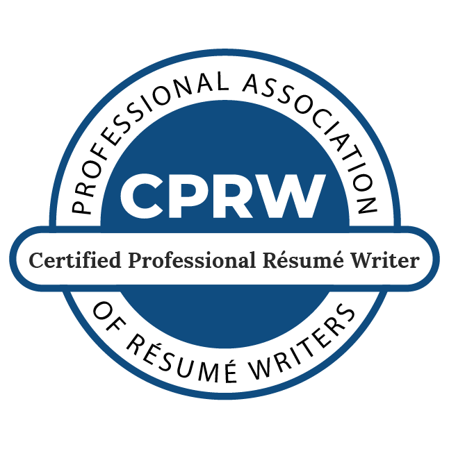 Official logo of Certified Professional Resume Writers from the Professional Association of Resume Writers