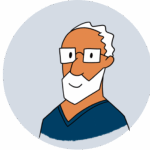 man with white beard and glasses