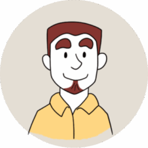 young man with yellow shirt