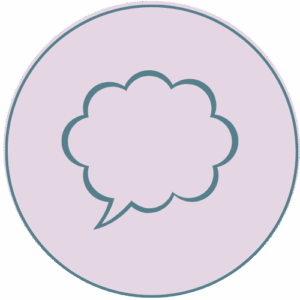 icon of a speech bubble